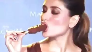 ???? Kareena Kapoor Loves Licking Suckin her Chocolate Ice Lolly