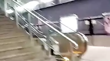 Milf Found in Metro Perfect Ass Chase