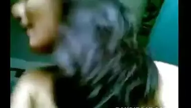 Sexually excited college couple enjoys a carnal home sex session