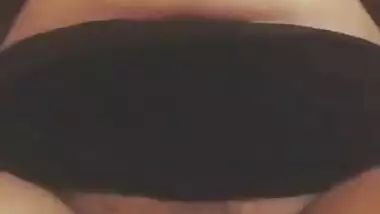 Super Cute Girlfriend Pressing His Big Boobs