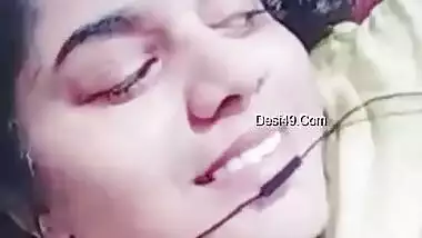Today Exclusive- Sexy Desi Girl Showing Her Boobs And Pussy Part 1