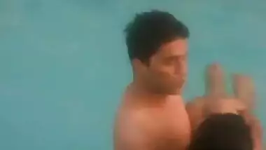 Pakistani couple in pool naked 2