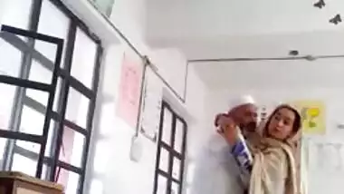 Pakistani school headmaster doing sex with his young female teacher