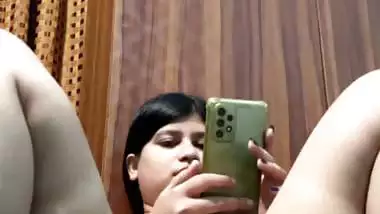 Busty Bengali lady naked viral video making for lover