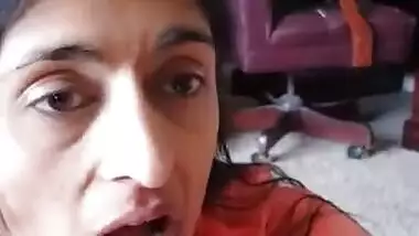 Nri wife sucking dick and taking cum in her mouth