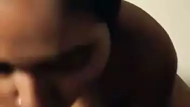 Chennai girl sucks dick and gets fuck in Tamil sex video