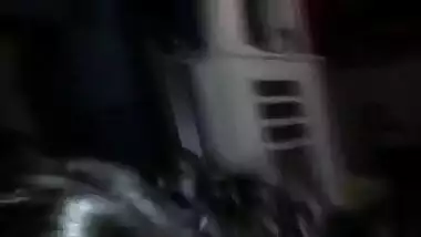 Indian babe blows her bf