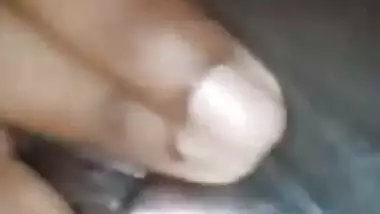 Village girl at night on video call shows nude body