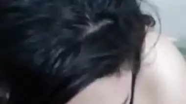 Big boob girl gives a desi blowjob to her lover